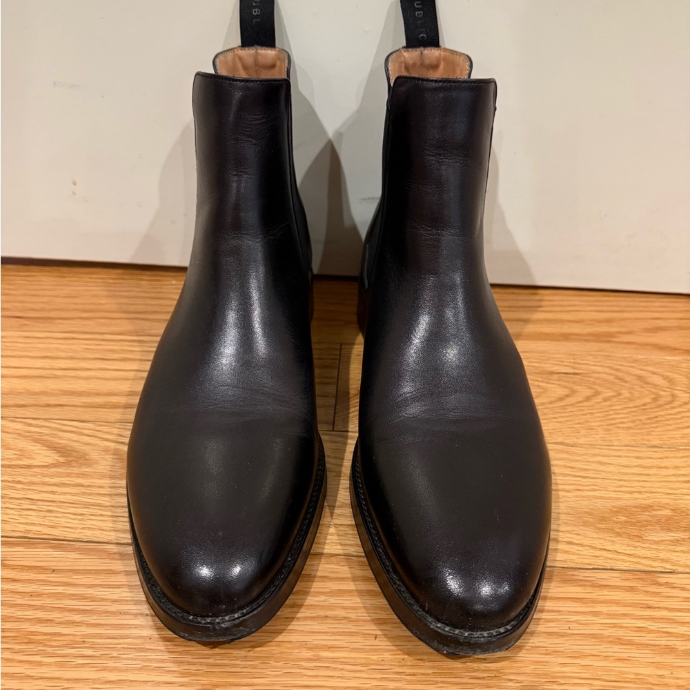 New Republic Ventura Black Leather Men's Chelsea Boots